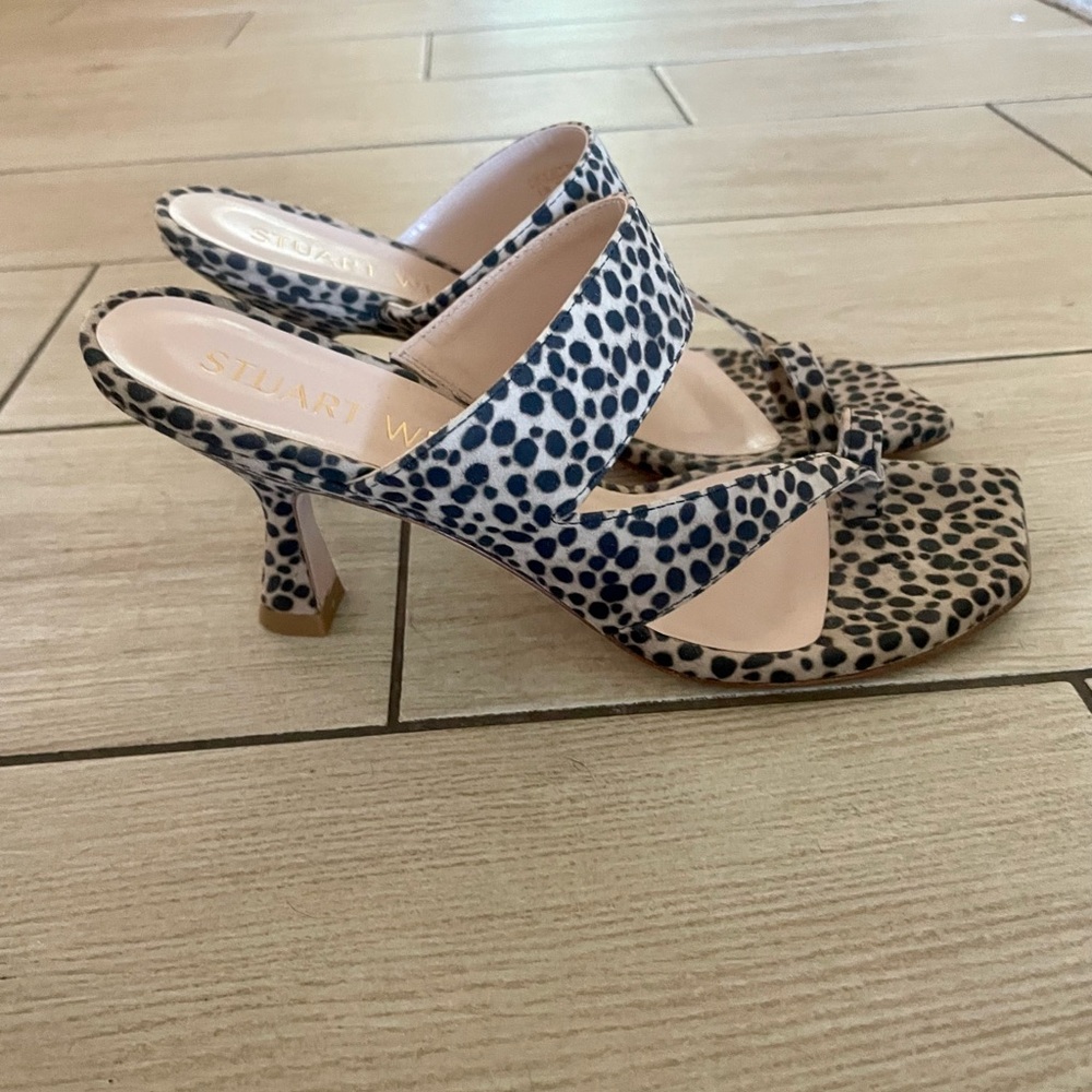 Beautiful leather Stuart Weismann sexy sandals!